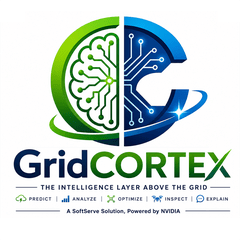 GridCORTEX logo — the intelligence layer above the grid